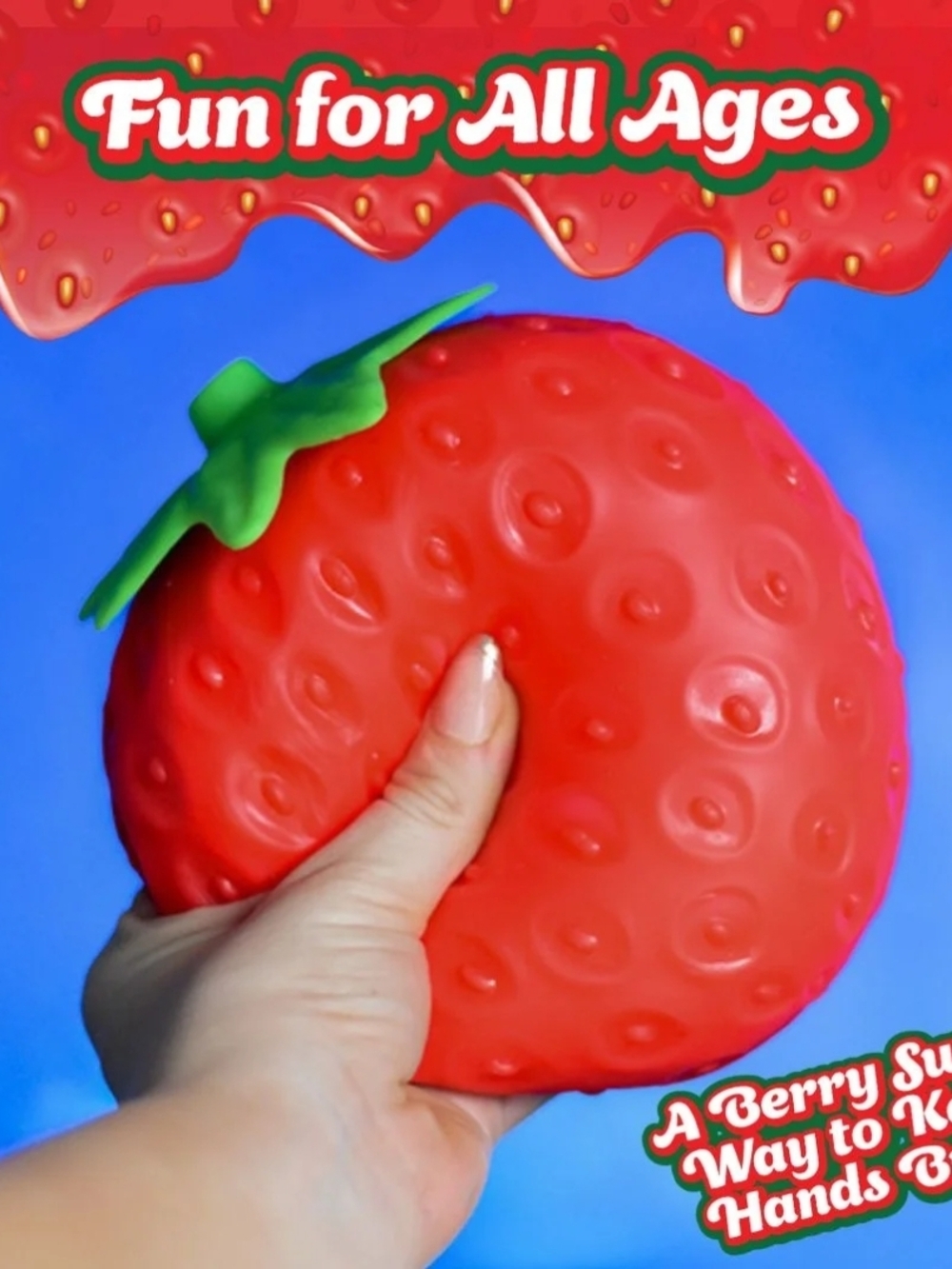 Squishy Extra Large Strawberry Giant
Stress Ball-NEW - Picture 4 of 5
